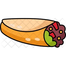 Mexican Wrap  Icon