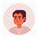 Mexican young man relaxed standing  Icon