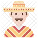 Hombre de méxico  Icono