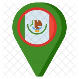 Mexico Location Pin  Icon
