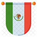 Mexico Pennant  Icon