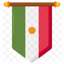 Mexico Pennant Mexico Flag Mexico Icon