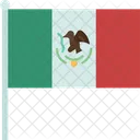 Mexikanische Flagge  Symbol