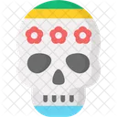 Mexikanischer Totenkopf Symbol