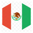 Mexiko Flagge Welt Symbol