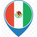 Mexiko Flagge Welt Symbol