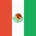 Mexiko Flagge Welt Symbol