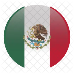 Mexique Flag Icône