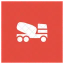 Mezclador Vehiculo Transporte Icono