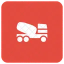 Mezclador Vehiculo Transporte Icono