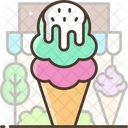 Mezclar Helado Cono De Helado Helado Icon