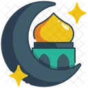 Luna Creciente Ayuno Ramadan Icono