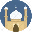 Eid Mubarak Lugar Islamico Mezquita Icono