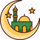 Mezquita Edificio Islamico Icono