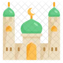 Mezquita Musulmana Islam Ramadan Edificio Kareem Icono