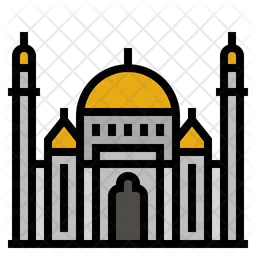 Mezquita hajj púrpura  Icono