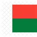 Mg Madagaskar Flaggen ISO Symbol