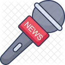 Mic Microphone News Icon