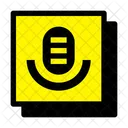 Mic Podcast Brutal Icon