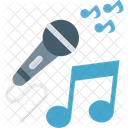 Microphone Mic Music Notes Icon