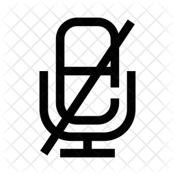 Mic Off  Icon