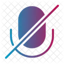 Mic Off  Icon
