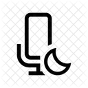 Mic Sleep Mute Icon
