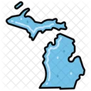 Michigan States Location Icon