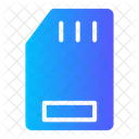 Micro Card Flash Card Data Storage Icon