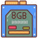 Micro Drive Card Board Icon