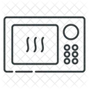 Micro Ondes Chaleur Appareil Icône