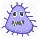 Microorganism Amoeba Scary Bacteria Icon