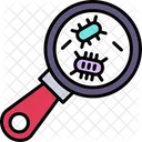 Microbiology Magnifying Glass Icon