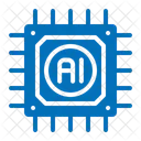 Microchip Artificial Intelligence Ai Icon
