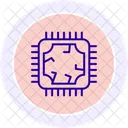 Microchip Chip Tecnologia Icono