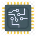 Microchip Microprocessor Cpu Icon