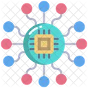 Chip Artificial Chip Connection Icon