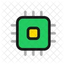 Microchip Processor Chip Technology Icon