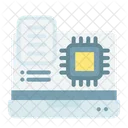 Microchip Processor Chip Icon