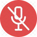Mic Mute Disable Microphone Icon