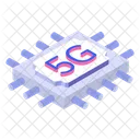 Microchip de 5g  Icono