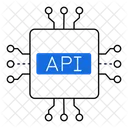 マイクロチップ API、ハードウェア統合、API テクノロジー アイコン