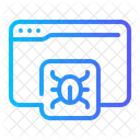 Microchip Bug Cyber Security Seo And Web Icon