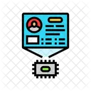 Microchip Personalized Data Icon