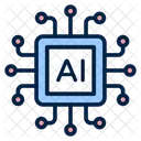 Microchip Artificial Intelligence Icon