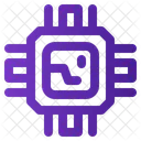 Microchip Electronic Circuit Icon