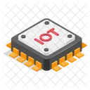 Microchip Iot Chip Icon