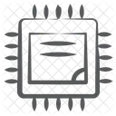 Microchip Integrated Circuit Computer Chip Icon