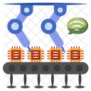 Microchip Production Line  Symbol