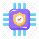 Microchip Security Microchip Protection Chip Protection Icon